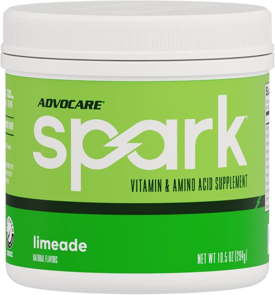 AdvoCare Spark - energiajoogi segu - Vitamiin ja aminohapete lisand - toetab energiat ja keskendumist - kaasaskantav immuuntoetus - suhkruvaba - limeaat (10)