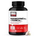 Jõufaktor Magneesium + L-teaniin, magneesiumbiglütsinaadi lisand luude, lihaste, närvide, lõõgastumise ja meeleolu toetamiseks, vegan, želatiin puudub, mitte-GMO, 120 köögiviljakapslit