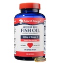 AmerOmega triglütseriid Omega-3 kalaõli südame tervise toetamiseks - looduslikult püütud Alaska Walleye Pollock - Ameerika päritolu, Ameerika valmistatud - mitte-GMO, Gluteenivaba ja piimavaba - 120 Softgels