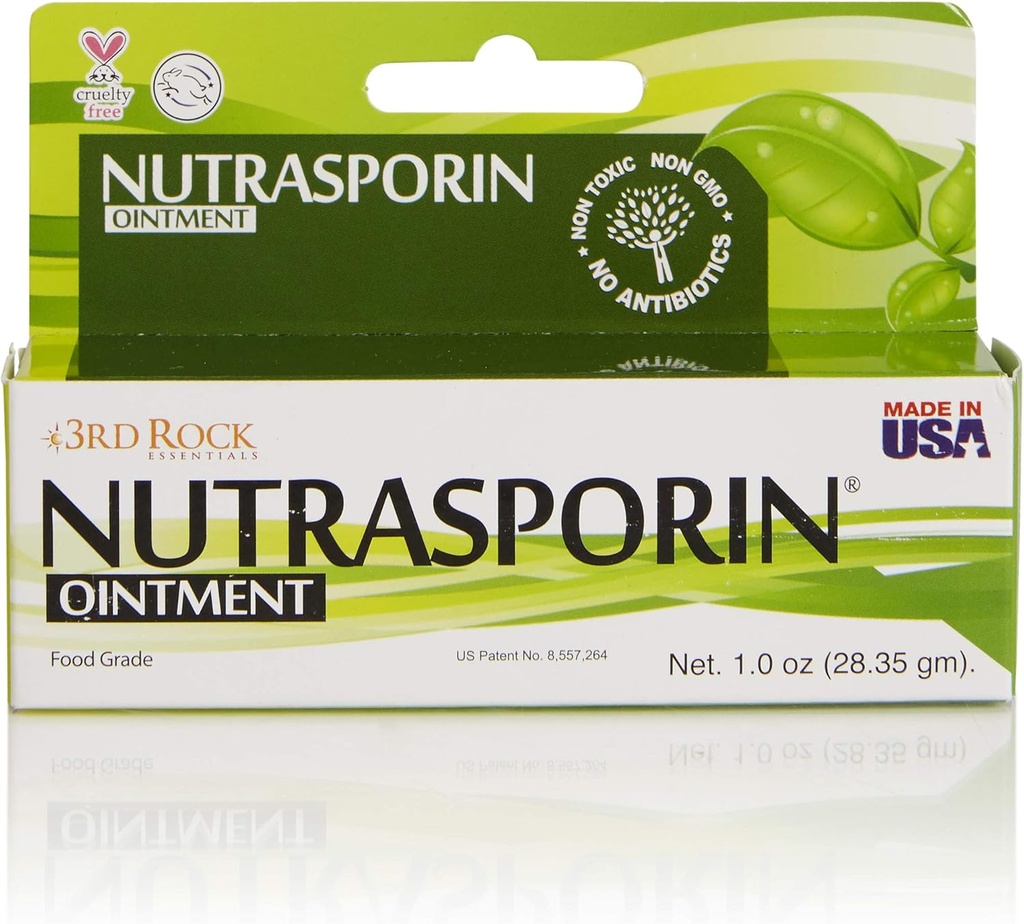 3rd Rock Essentials Nutrasporiin Hõbe salv, mürgivaba, naftavaba, mitte-antibiootikum, esmaabi, toiduklassi salv, 1,0oz, pakend 1
