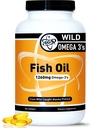 TGS Triple Strength Omega 3 Fish Oil Supplement - 1260mg EPA DHA meestele ja naistele - Burpless, Pure Omega 3 rasvhappeid Wild Alaska Pollock triglütseriidide kujul - 180 kapslit, 90 Servings