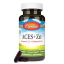 Carlson - ACES + Zn, vitamiinid A, C, E + Seleen ja tsink, raku tervise ja immuunsuse tugi, antioksüdant, 60 Softgels