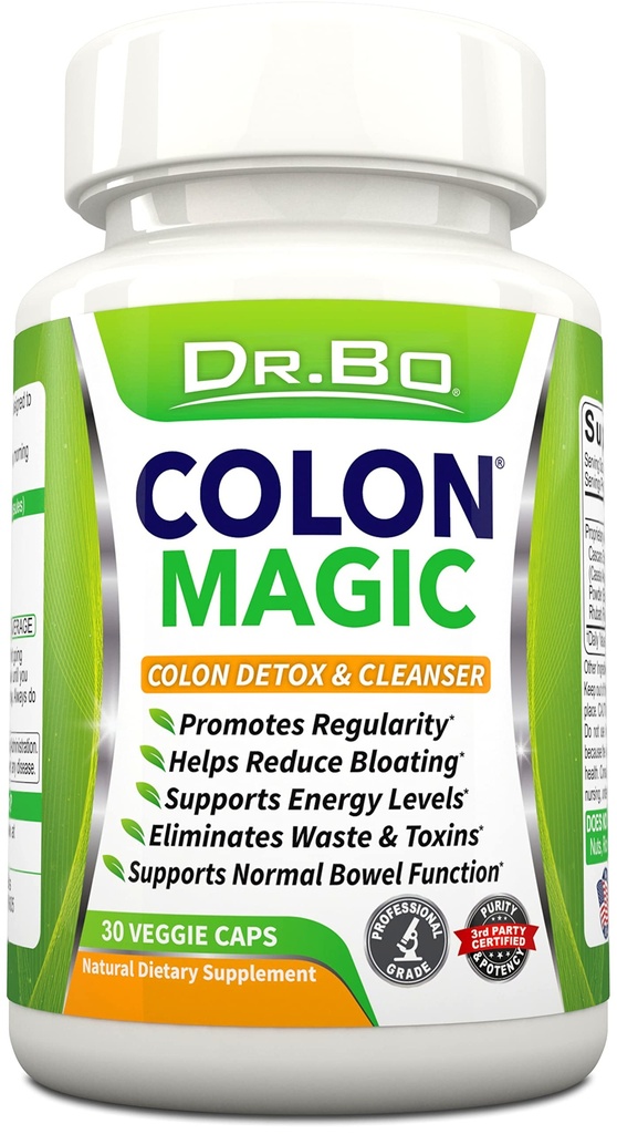 Colon Cleanse Detox Formula - Natural Bowel Cleanser pillid soolepuhitus ja kiire seedetrakti puhastamine - Daily Kõhukinnisus Relief Supplement Gut, Kõhu, Kõhu - Naised Mehed Taimne Kaal Flush