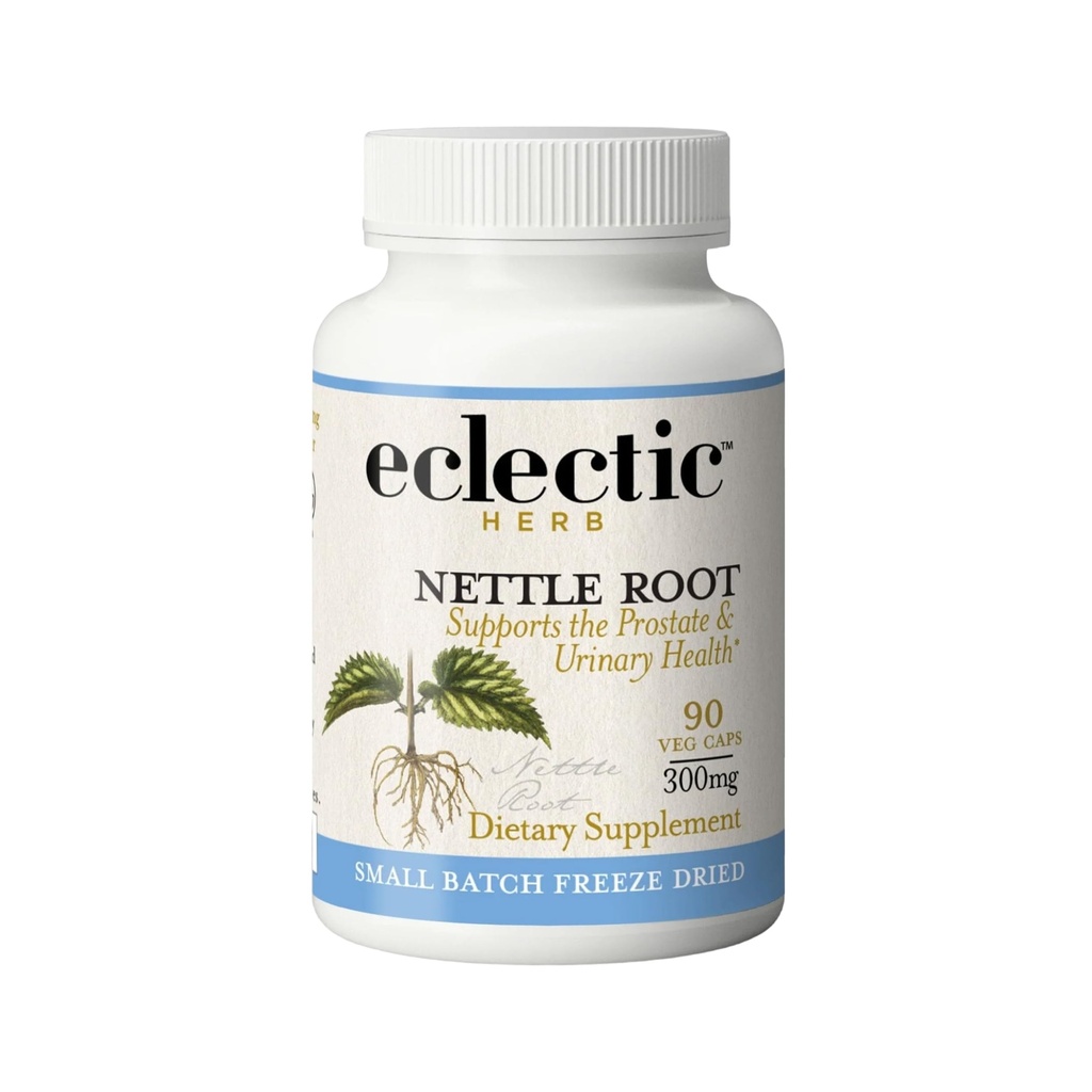 Eklektiline ürdi - väike juurkapslid | eesnäärme, kuseteede ja meeste tervise toetamine | Vegan, mitte-GMO, gluteenivaba, külmkuivatatud (90 CT | 250 mg)