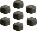 Cadence Travel konteinerid - Pill Case Set - Magnetic Travel Kapslid, Igapäevane meditsiin Korraldaja pillid, toidulisandid ja vitamiinid - 7 Flex Smalls (0,56oz) nädala pillide Korraldaja - Süsi