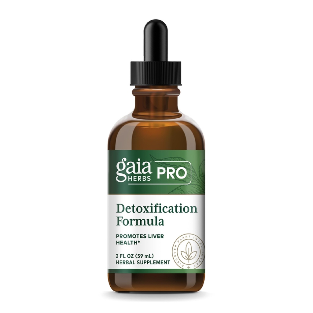 GAIA HERBS PRO detoksifitseerimisvalem - toetab maksa tervist ja võõrutust * - piimaohakas, kollane dokk & rohkem - 2 fl oz (30 serveerimist)