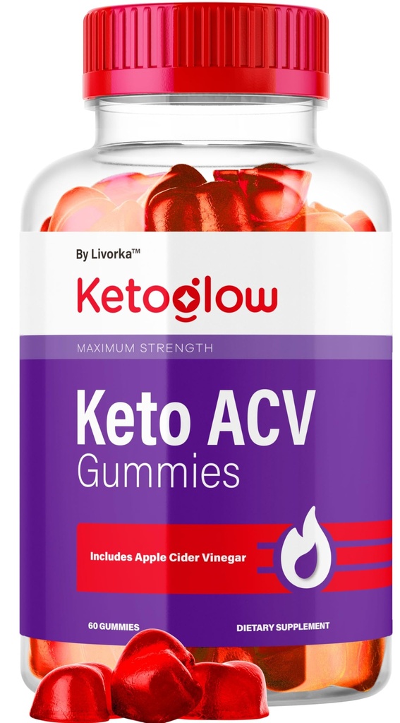 KetoGlow Keto ACV Gummies - Ametlik Keto Glow Gummies ACV Premium All Natural Gummys 1050mg, Keto Glow Apple Cider Vinegar Advanced Formula, KetoGlow Support Review, 60 Gummies 1 kuu