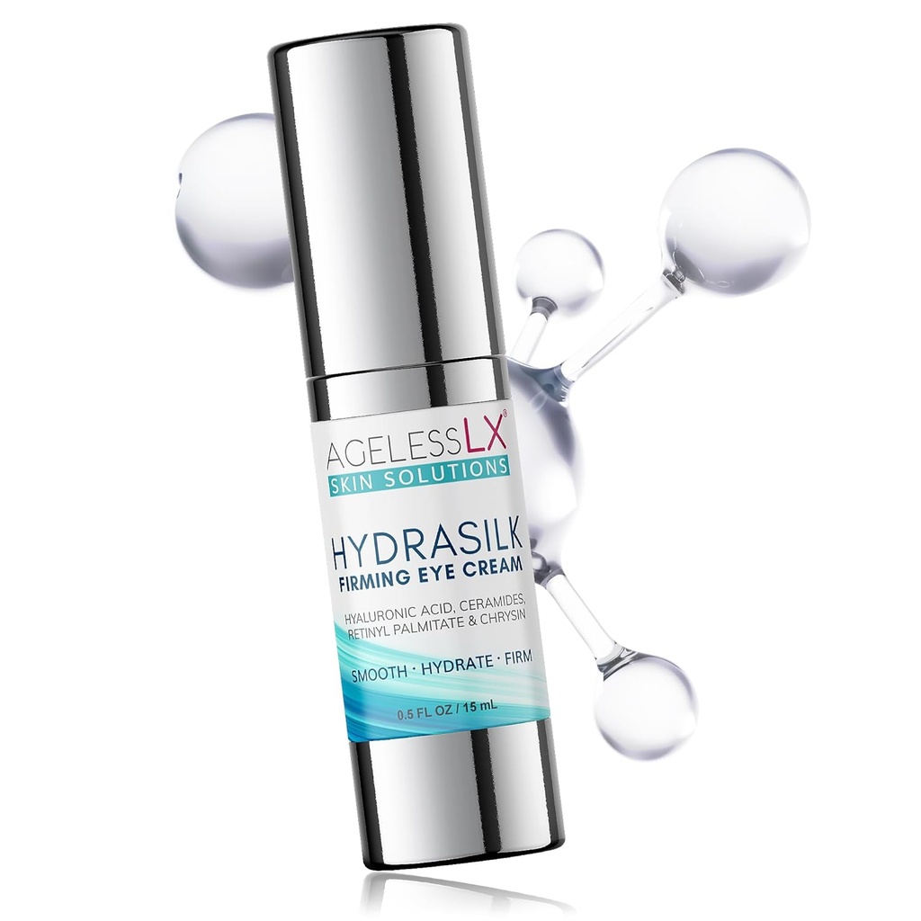 AgelessLX - Hüdrasiidi silmakreem - Firming Under Eye Cream Dark Circles ja Puffiness - Hüaluroonhappe niisutaja kortsud, peened jooned ja Puffy silmakotid - 0,5 OZ
