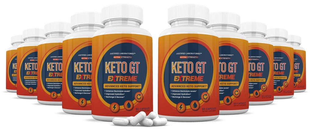 (10 Pack) Keto GT Extreme Keto Pills 1675MG Uus ja täiustatud valem Sisaldab Õunasiidrit Äädikat Ekstra Neitsioliiviõli Pulber Roheline Teeleht 600 kapslit