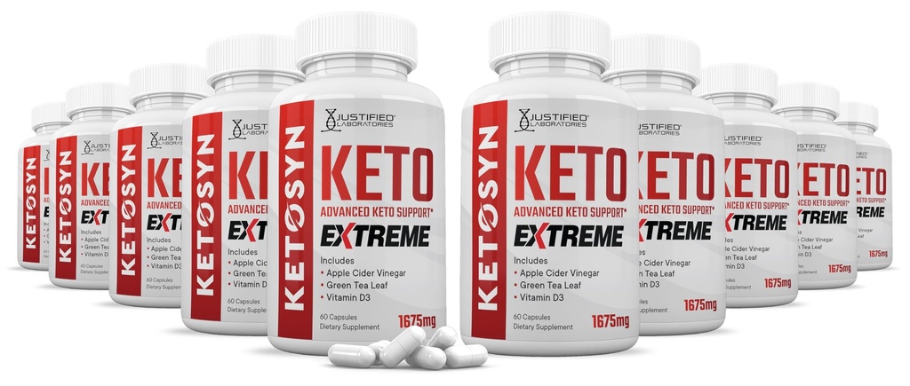 (10 Pack) Ketosyn Keto ACV Extreme Pills 1675 MG Keto Support Blend Kapsel Alternatiivne Keto ACV Gummies Formuleeritud Apple Siider Äädikas Ekstra Neitsioliiviõli Pulber Roheline tee 600 kapslit