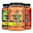 Twin Peaks Low Carb, Keto Friendly Protein Puffs (Mesquite Barbecue + Nacho Cheddar + Jalapeno Cheddar)