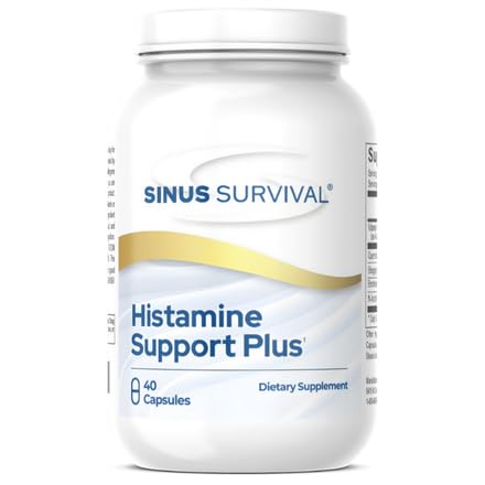 Histamiini tugi Plus looduslik histamiini Blocker & Allergia leevendamise täiendus toetab sinus tervist, immuunsuse tasakaalu ja mitteuimastat histamiini määrust - 40