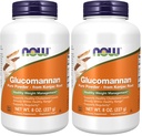 NOW Foods Supplements, Glucomannan (Amorphophallus konjac) Puhas pulber, Toetuste korrapärasus *, Tervislik kaalujuhtimine *,8 Ounce,(Pakk 2)