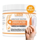 Nootie Medicated Kõrva Sõrm Pühkib Kloorheksidiiniga Koertele, Õrnad Koerte Kõrvapuhastusvahendid Sügelemiseks, Tundlikud Kõrvad - Aitab Eemaldada Vaha, Mustuse Ehitamine & Lõhn 80 Puhastid - Valmistatud USA-s