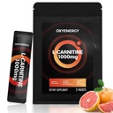 OxyEnergy Vedel L-karnitiini Täiendus 1000mg - õrn igapäevaseks kasutamiseks, nullkalor, suhkruvaba, rasvavaba põletamine ja vastupidavuse suurendaja, 21 On-the-Go individuaalsed vedelikupulgad
