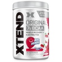 Xtend Originaalne BCAA pulber, 7 g BCAA-d ja 2,5 g L-glutamiini lihaste taastamise hüdratsiooniks ja lahja lihas, suhkruvaba sisse- ja pärast treeningut jook elektrolüütide, kirsi Airheads, 30 serveerimist