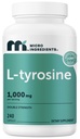 Mikrokoostisosad L-türosiin 1000 mg ühe portsjoni kohta , 240 kapslit | Aminohappe lisand | Mitte-GMO