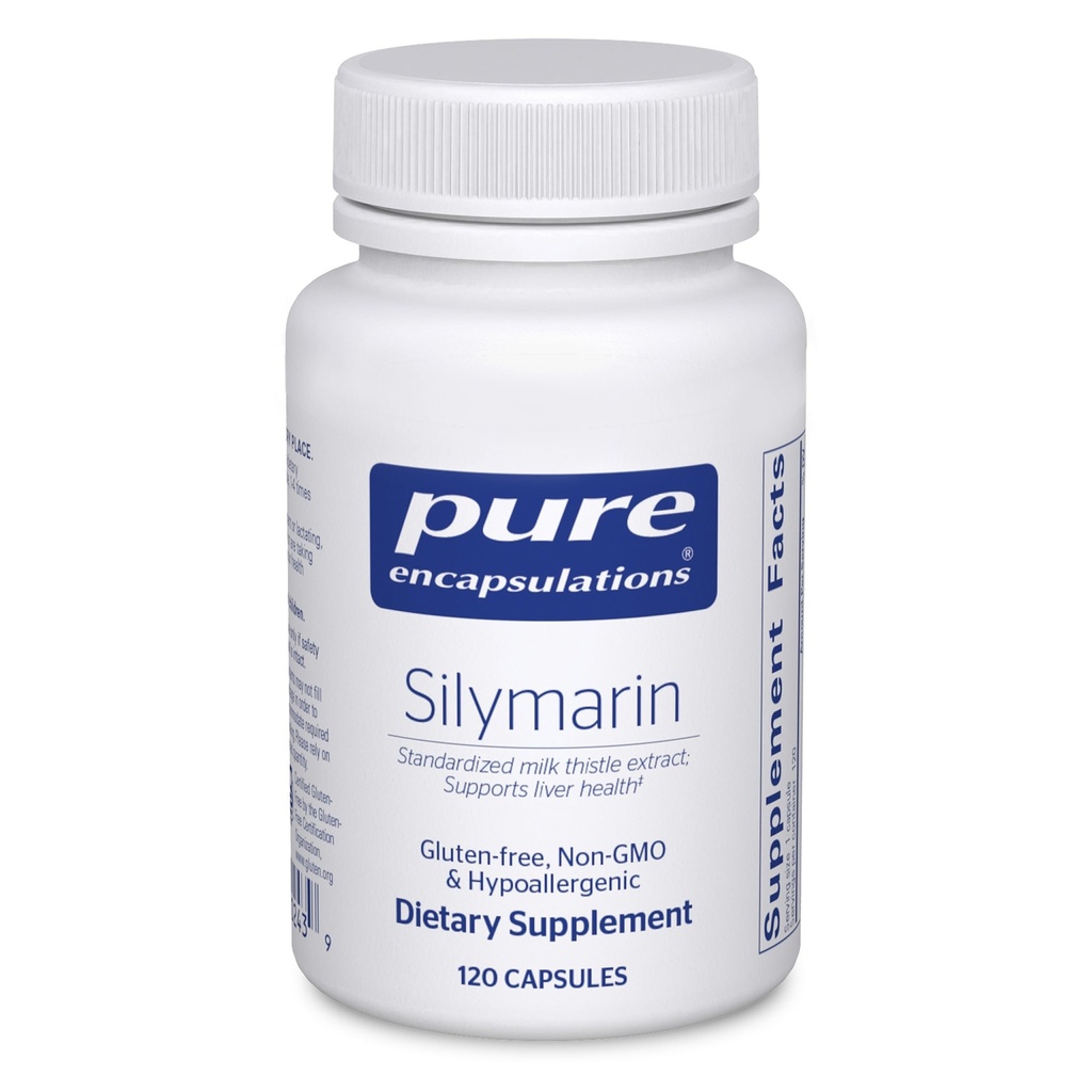Puhtad kapslid Silymarin - 250 mg piimaohakas kapsli kohta - Maksa tervisetoetus - Antioksüdandid Supplement - Non-GMO & Vegan - 120 kapslit