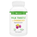ML Naturals Piimaohakas & Dandelion Extract – 250mg Piimaohakas, 100mg Dandelion Juur (per Serving) 120 kapslit