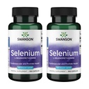 Swanson Selenium (L-Selenometioniin) - Taimne täiendus, mis edendab südame tervist ja eesnäärme tervist - võib toetada immuunsüsteemi ja kilpnäärme tervist - (300 kapslit, 100 mg iga) (2 pakendit)