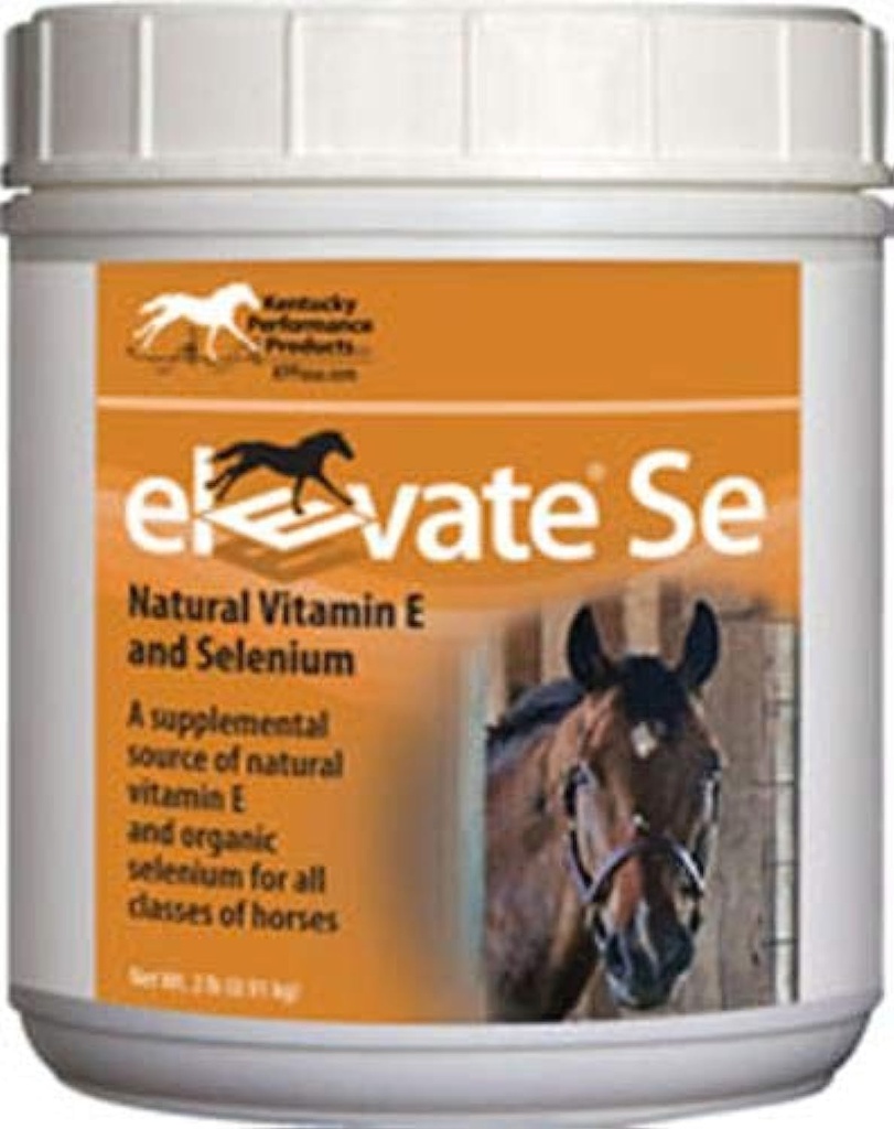 Kentucky Performance Prod Elevate Se Natural Vitamiin E ja Selenium Pulber Hobustele, 2 Naela Konteiner