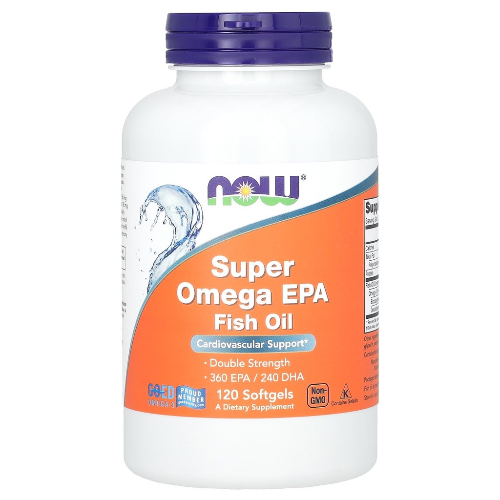 Nüüd Foods Super Omega EPA, 120 Softgels
