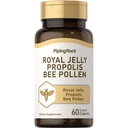 Piping Rock Royal Jelly Propolis Bee Pollen | 60 Caplets | Taimetoitlane, mitte-GMO, Gluteenivaba toidulisand