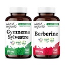 Wild & Organic Gymnema Sylvestre 180 kapslit ja berberine 180 kapslit