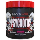 Insane Labz Psychotic, High Stimulant Pre Workout Pulber, Extreme Lasting Energy, Fookus ja vastupidavus Beeta Alanine, Kreatiin Monohüdraat DMAE, 35 Srvgs (Cotton Candy)