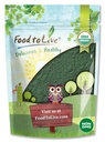Toit elada Orgaaniline Spirulina pulber, 4 naela - Non-GMO, Kosher, toores Blue-Green vetikad, Vegan Superfood, Bulk, kiiritamata, puhas vegan roheline valk, rikas vitamiine ja mineraale, suurepärane jooke