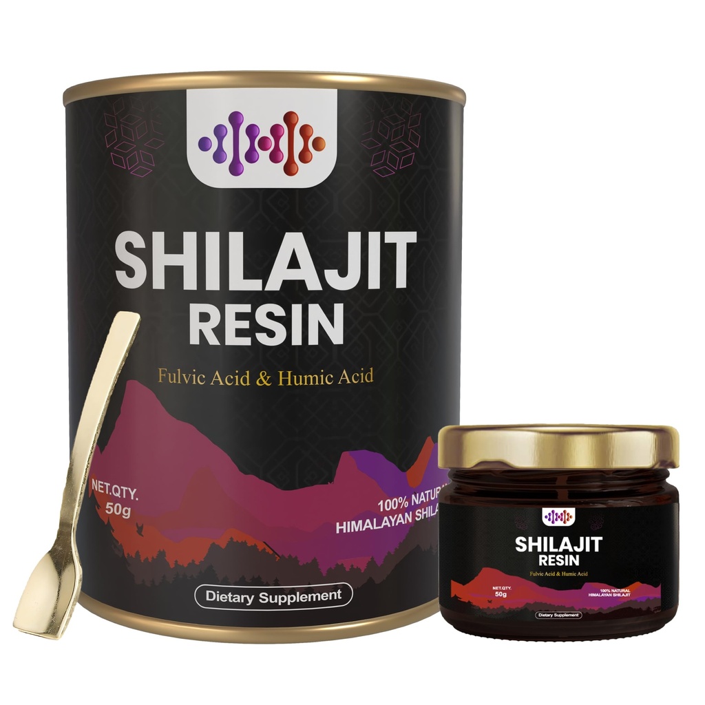 Puhas Shilajit Vaik – Fulvic Ac & 87+ Himaalajast eritunud jäljemineraalid – loodusenergia, vastupidavus ja elujõulisa meestele ja naistele, 3. partei testitud, mitte-GMO, 1,7 oz Jar