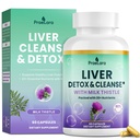 32-in-1 Maks Puhasta Detox & Remont - Taimne Maksa Tervis Toetus Piimaohakas, Dandelion Juur, Artišokk & Beetroot | 1250mg, Vegan, Non-GMO - 60 kapslit