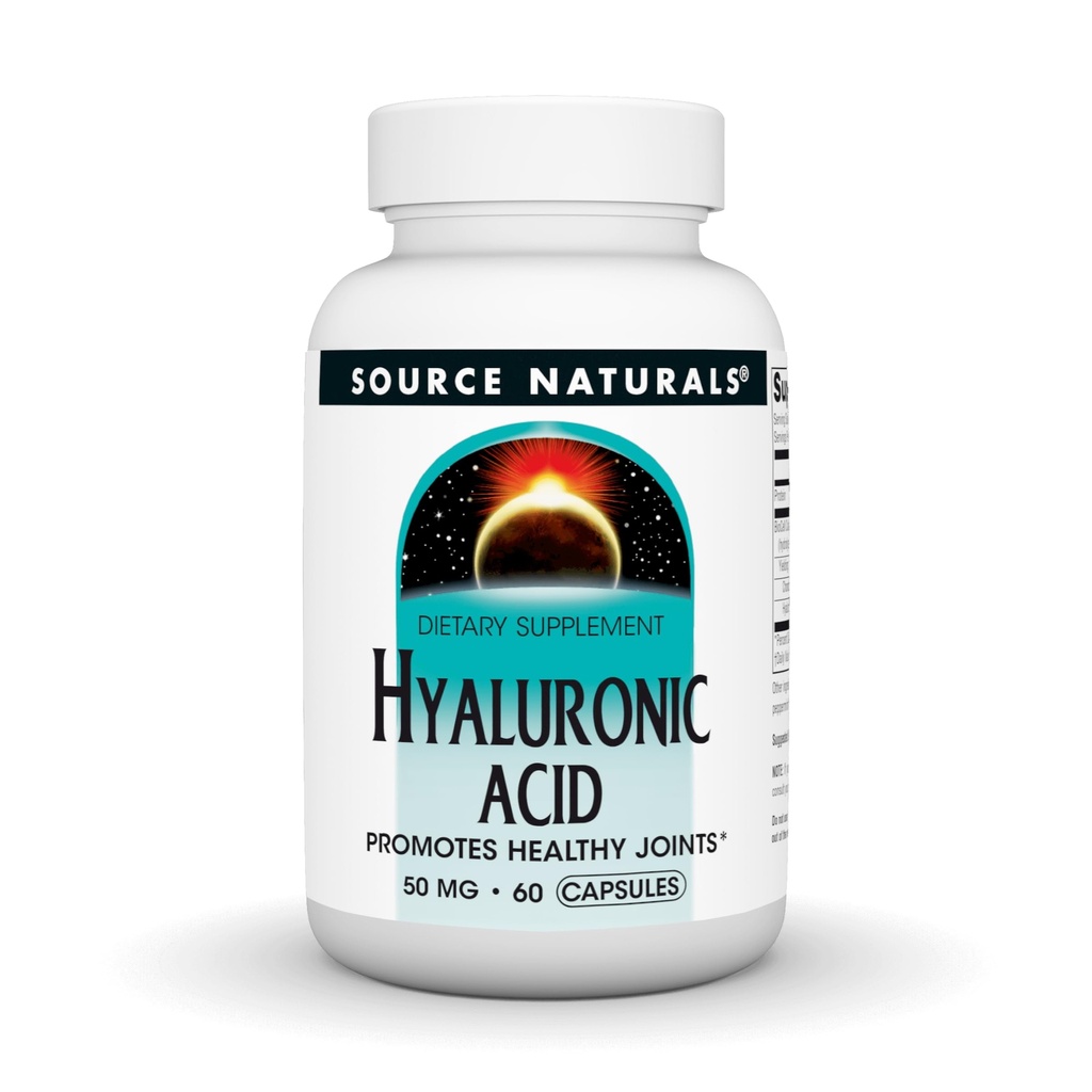 Allikas Looduslik hüaluroonhape, soodustab tervislikke liigeseid *, 50 mg - 30 kapslit