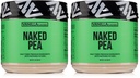 NAKED Vanilliherne valk isolaat Põhja-Ameerika põllumajandusettevõtetest, Ainult 3 koostisosa, Vanilla Vegan valk, Gluteenivaba, Sojavaba, GMO-vaba - 1LB (pakk 2)