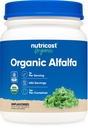 Nutricost Organic Alfalfa Powder 1LB - USDA sertifitseeritud 100% orgaaniline, taimetoitlane, mitte-GMO, Gluteenivaba