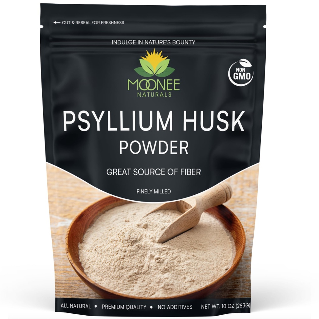 Psyllium Husk Powder (10 OZ), Gluteenivaba, GMO-vaba, peeneks jahvatatud, Keto sõbralik (10 Ounce (70 Servings))