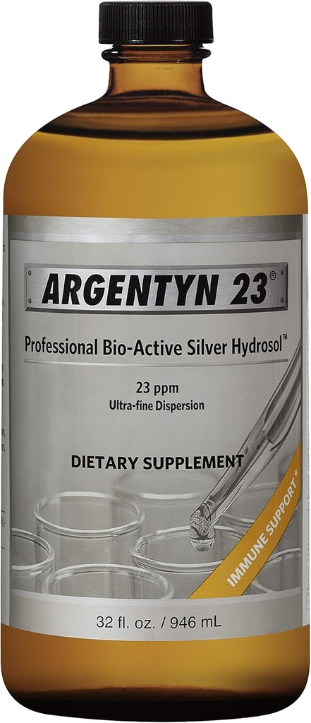 Argentyn 23 hõbehüdrosool - 32 oz looduslike immogeensete ainetega
