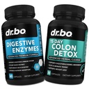 Seedetrakti ensüümid ja Colon Cleanser Detox - seedimist täiendada ja 15 päeva Soolepuhastamise pillid naistele ja meestele - kiire looduslik lahtistav kõhukinnisuse leevendamiseks ja soolestiku liikumise täiendused soolestikule