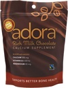 Adora Premium D3-vitamiin Magneesium ja kaltsiumilisand, 500 mg, piimašokolaad, 30 loend (pakk 2)