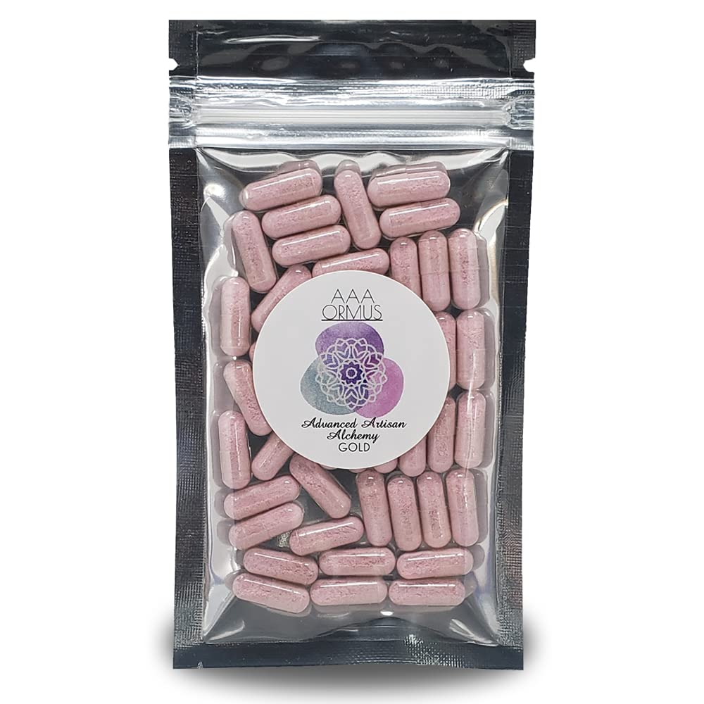 Ormu kuld - kolloidne kuldkapsel Vegan - monoatomiline kuldormus - Filosoofi kivi - 45 krahvkott