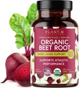 USDA Plant.O Premium Organic Beet Juur tabletid [1350mg Beet Powder] koos musta pipar ekstra imendumiseks - lämmastikoksiidi täiendada