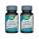 Nature's Way 5-HTP, L-5-hüdroksütrüptofaan, aitab teha serotoniini, et edendada positiivset väljavaadet *, vitamiin B6, C-vitamiin, Griffonia Bean ekstrakt, 30 tabletti (pakendamine võib varieeruda) - 2 pakendit