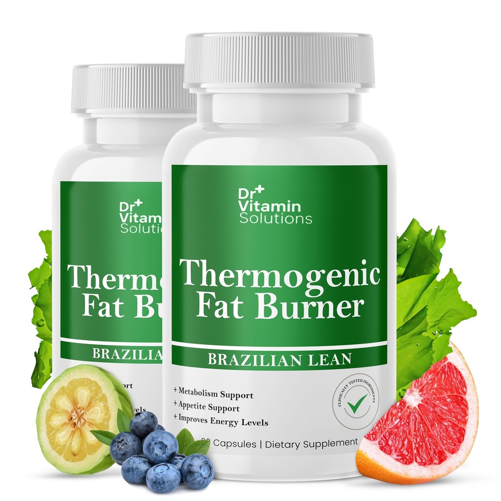 Termogeense rasvapõletaja naistele ja meestele - isu vähendav kaalulangus - Sisaldab rohelise tee ekstrakte Bloat Relief - Metabolism Booster - Pakend 2