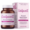 Ladywell prenataalne multivitamiin | Kontseptsioon, rasedus ja sünnitusjärgne | Peamised koostisosad, sealhulgas DHA, folaat ja raud | asjatundlikult formuleeritud ja testitud | mõeldud imendumiseks iivelduse toega, 60 Ct