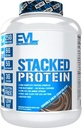 Evlution Nutrition Stacked Protein Powder - Toetab lihaste kasvu, tugevust ja taastumist - 25 g valku, 6 g BCAA-sid, 5 grammi glutamiini + 3 grammi leutsiini ühe serveerimise kohta - Gluteenivaba - 5 lb - Topelt rikas šokolaad