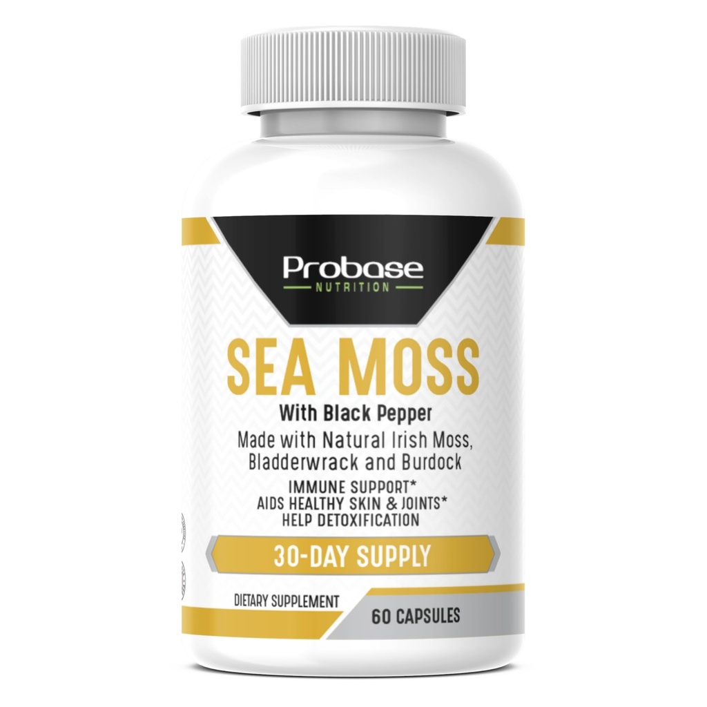 Probase Nutrition Sea Moss 60 Capsules 30-Day Supply