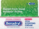 Benadryl Itch Stopping Cream Original Strength 1 oz (Pack of 10)