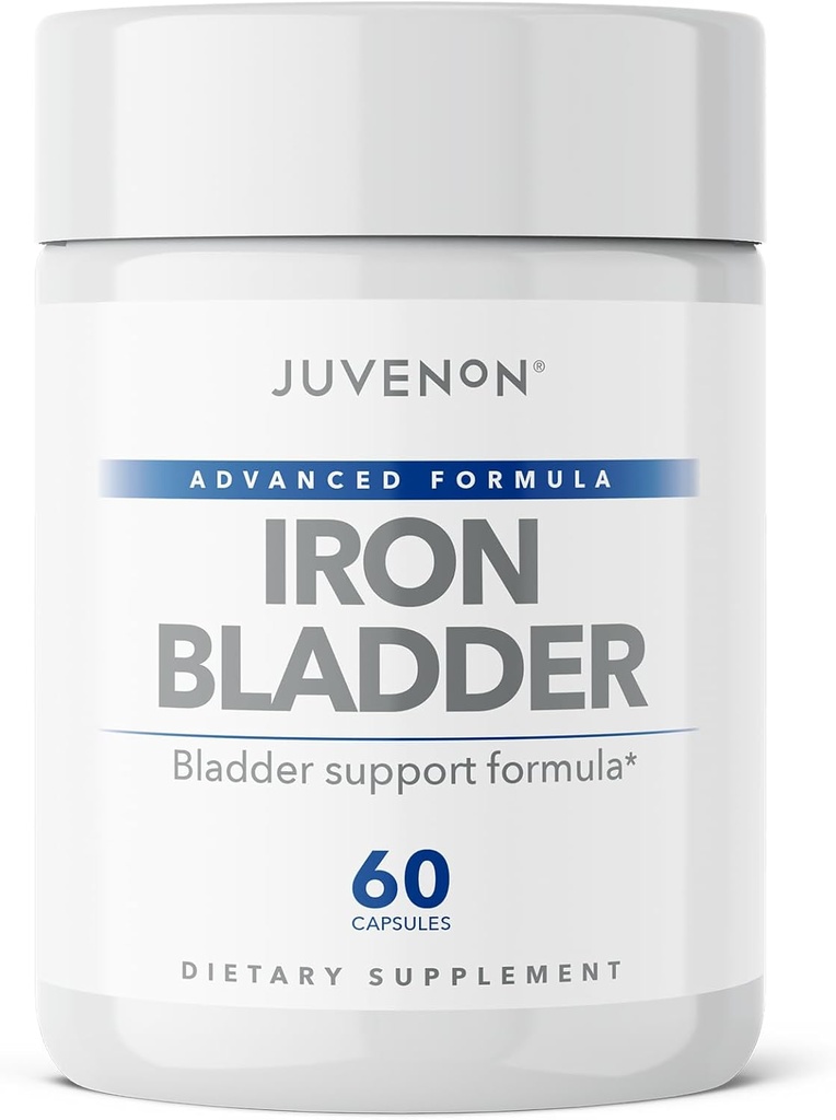Juvenon Raudpõis - Taimne täiendus tervisliku põie funktsiooni - Inkontinentsi toetamine Kõrvitsaseemne ekstrakt, Soy Germ Extract, Saw Palmetto